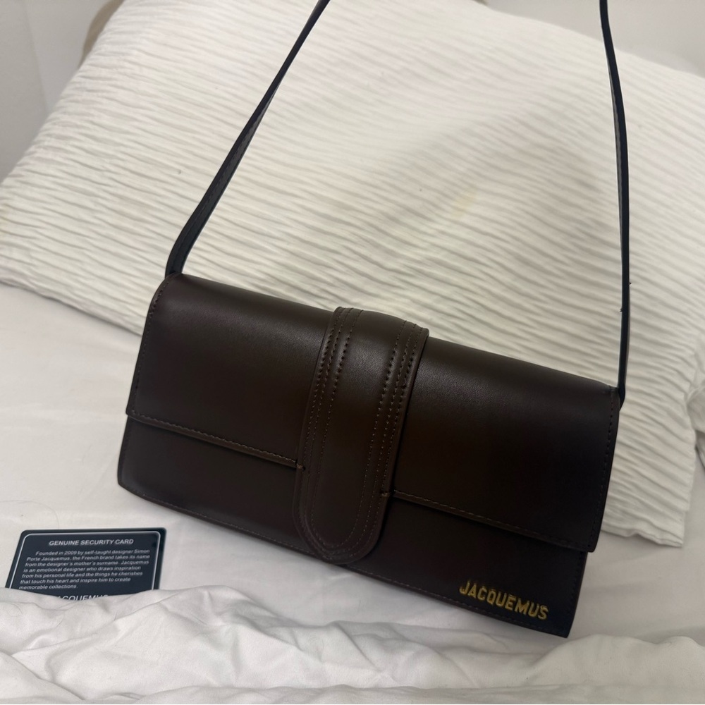 Jacquemus Brown Leather Shoulder Bag - Picture 11 of 16